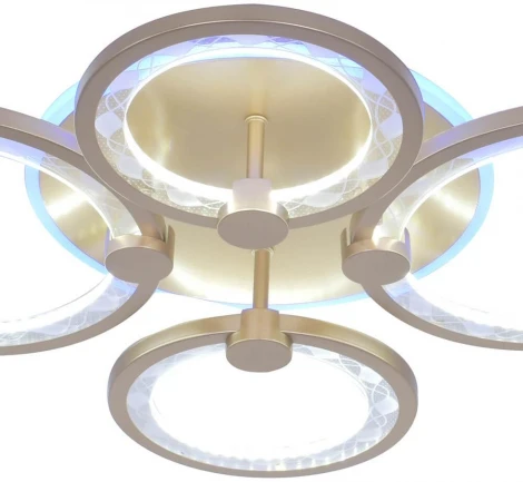 Потолочная люстра Seven Fires Floki SF7053/5C-SGD-RGB