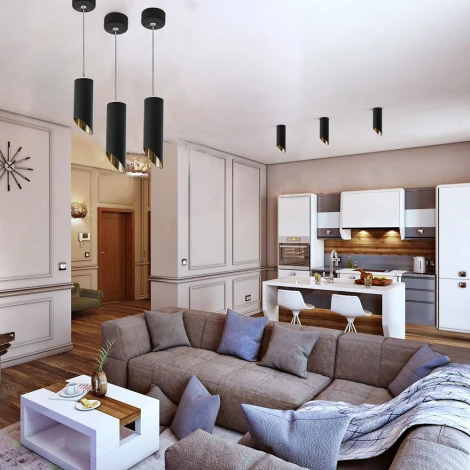 Подвесной светильник Feron ML1838 48045 (220V, на проводе, круглые)