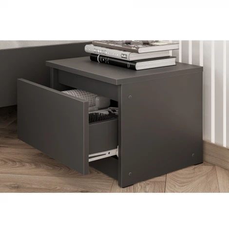 Тумба Арника прикроватная Денвер, графит