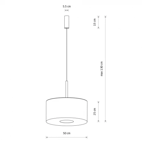 Подвесной светильник Nowodvorski Santana M Black 11659
