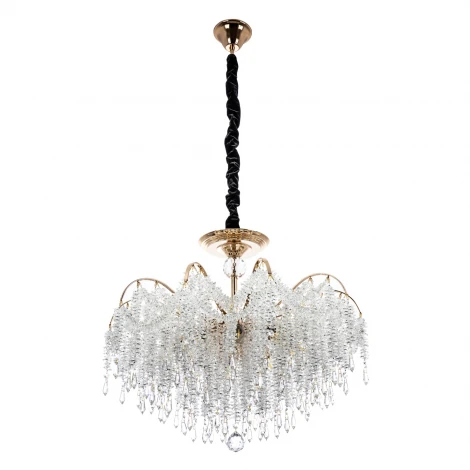 Подвесная люстра хрустальная Modelux ML.855.12 GD