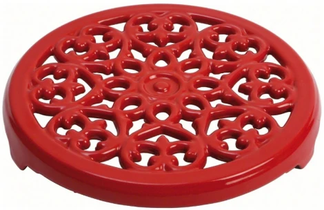 Подставка под горячее чугунная, 23 см, вишневая 1601006 Staub