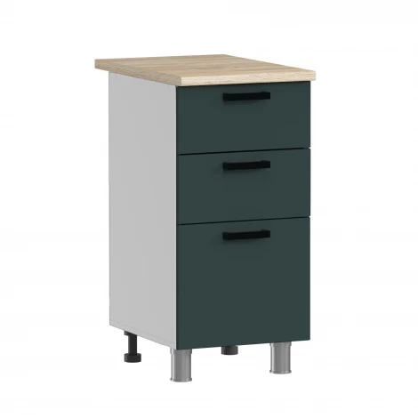 ГК Аленушка 1,6м Лаванда Керамика/Изумруд,скоба черный,сонома