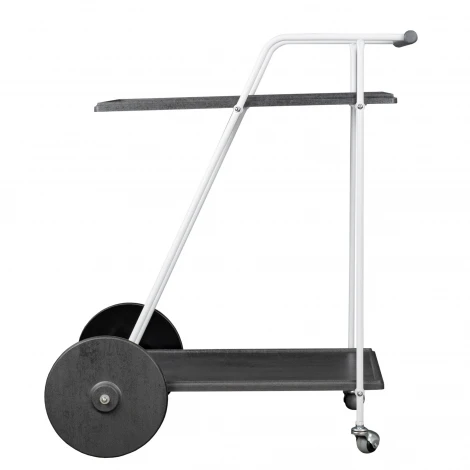 Стол сервировочный Новум белый/серый графит/серый бетон Mebelik 008950