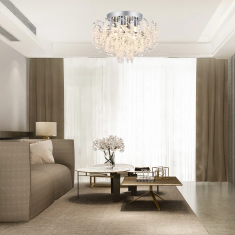 Потолочная люстра 140015/4C E27*60W Chrome Escada Whisper ES0000071