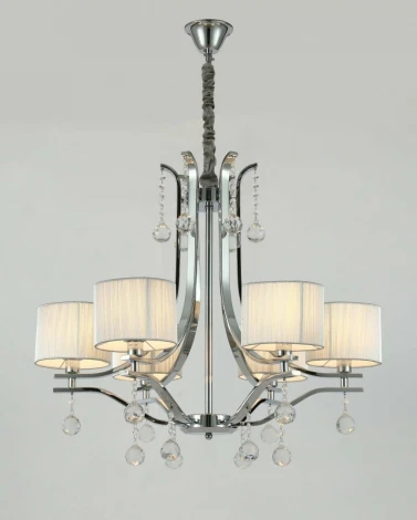 Подвесная люстра Lumina Deco Fontenea LDP 8443-6 CHR