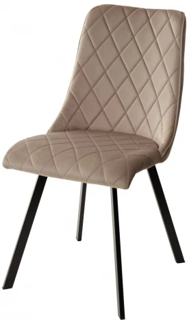 Стул TYCOON BLUVEL-40 бежевый, велюр