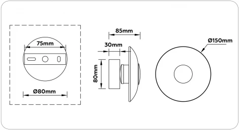 Настенный светодиодный светильник Ambrella High Light LH31035 (220V)