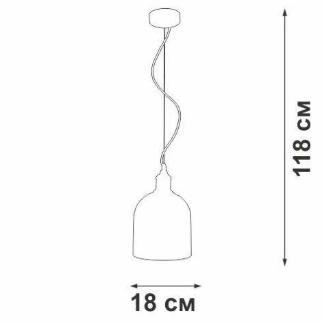Подвесной светильник Vitaluce V2950 V2950-1/1S