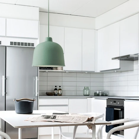 Подвесной светильник (люстра) Grain Pendant Lamp Green ImperiumLoft Mut (178320-26) (220V, на проводе, круглые)