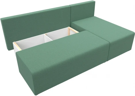 Диван угловой Поло правый угол Лига Диванов (Рогожка) арт.124818