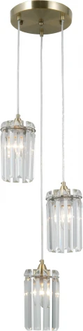 Подвесной светильник хрустальный Moderli Levi V10760-3P (220V, на проводе)