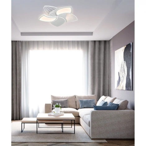 Потолочный светильник светодиодный с пультом с регулировкой цветовой температуры и яркости LED4U LED4U L1044-550 WH