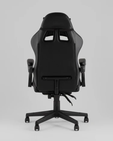 Кресло спортивное TopChairs Prophet с оттоманкой черный арт.УТ000039479