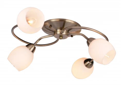Потолочная люстра Arte Lamp Silvana A4033PL-4AB