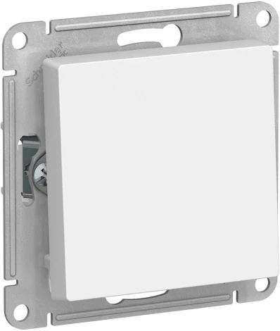 Переключатель встраиваемый перекрестный одноклавишный (белый) Systeme Electric AtlasDesign ATN000171