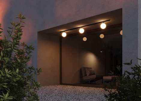 Трековый светильник 9W 48V Maytoni Luna O-TR01-2-S-9WB3K (LED, шар, IP65)