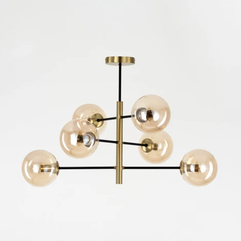 Потолочная люстра ярусная на штанге Citilux Лорен CL146263 (220V, шарики)