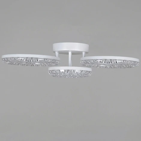 Потолочная люстра светодиодная на штанге с регулировкой цветовой температуры, яркости и ночным режимом Reluce 19847-0.3-04D WH