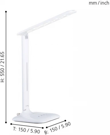 Интерьерная настольная лампа Eglo Caupo 93965