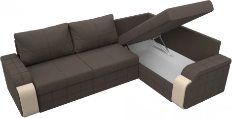 Диван угловой Николь правый угол Лига Диванов (Рогожка) арт.126001