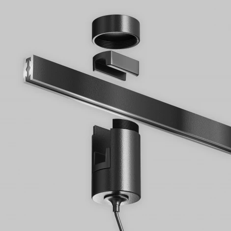 Трековый светильник магнитный 12W 24V Maytoni Focus Led TR157-1-12W4K-B (круглые)