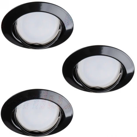 Комплект из 3-х встраиваемых точечный светильников Kanlux TRIBIS 23855 (220V, круглые)