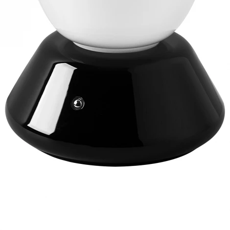 Настольная лампа диммируемая 10W 3000K матовый/черный Lightstar Uovo III 807917