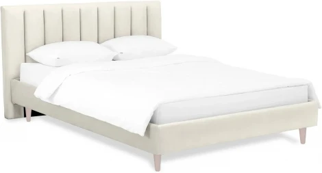 Кровать Queen II Sofia L 1600 ОГОГО (арт.577477), (Ткань/Белый)