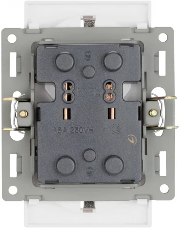 Механизм электрической розетки SCT-MEUD-PL-GR (250V, 16A) (Arlight) 043766