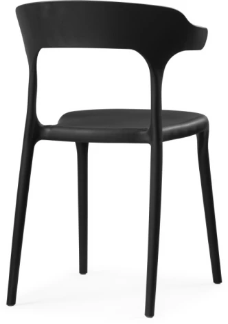 Пластиковый стул Woodville Vite black 15597