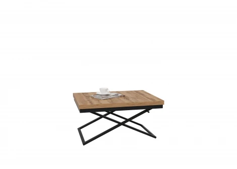 Стол трансформер 1, чёрный/дуб вотан ГЗМИ Орфей 102133