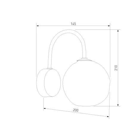 Бра TK Lighting Lava Sabia 11152