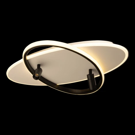 Потолочный светильник круглый со спотами De City Драйв 377015004 (регулировка яркости, LED, 220V, пульт управления)