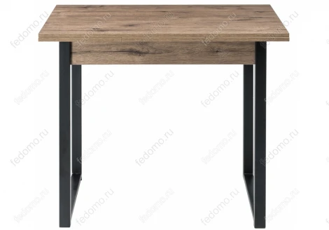 Стол Woodville Форли дуб велингтон / черный матовый 424178