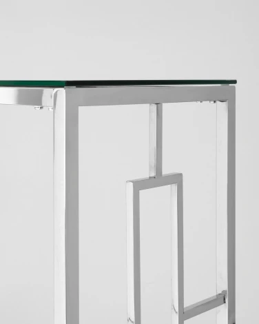 Консоль Stool Group БРУКЛИН 120*40 серебро УТ000001497