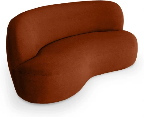 Диван Patti 1900 ОГОГО (арт.853248), (Мех/Кирпичный)