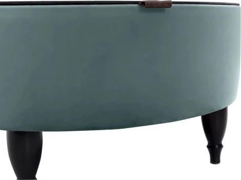 Стол журнальный Italia ОГОГО (арт.339982), (ЛДСП/Бирюзовый)