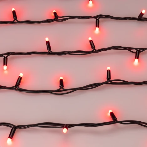 Светодиодная гирлянда ARD-STRING-PRO-10000-BLACK-100LED-MILK-LIVE RGB-DMX (24V, 10W) (IP65)