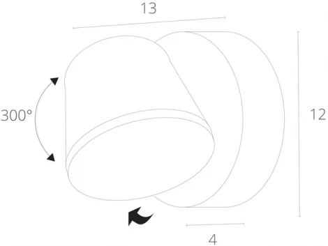 Настенный светильник уличный Arte Lamp Chico A2212AL-1WH