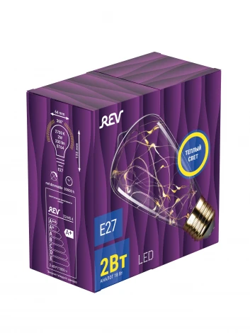 Лампочка светодиодная филаментная REV 32445 4