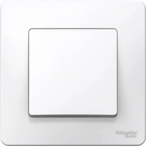 Выключатель встраиваемый одноклавишный (белый) Systeme Electric Blanca BLNVS006101