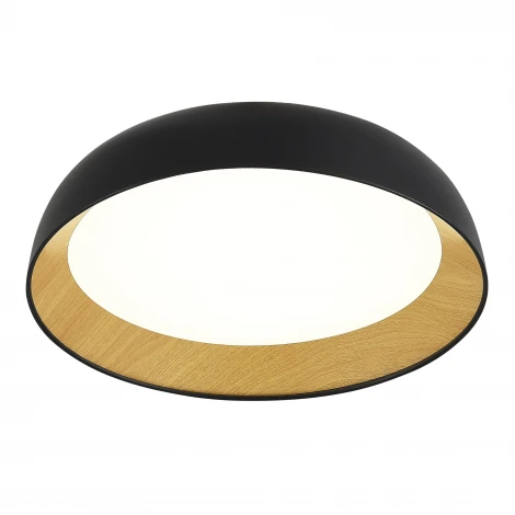 Потолочный светильник Evoluce Muse SLE1812-402-01 Черный, древесный/белая LED 1*36W 4000K