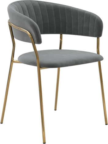 Набор из 2 стульев Whispered Fusion Hesby Велюр/Серый арт.HSBI_DC72_grey_2