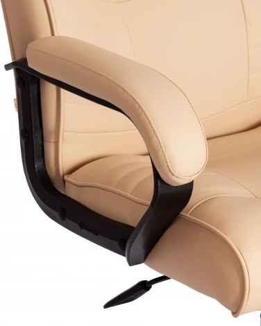 Кресло MAXIMA Хром (22) кож/зам, бежевый, 36-34 Tetchair 19514
