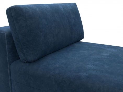 Модуль канапе Лига-060 НПБ (ЛДСП,Брус,Фанера,Велюр/Синий) Лига Диванов 129567