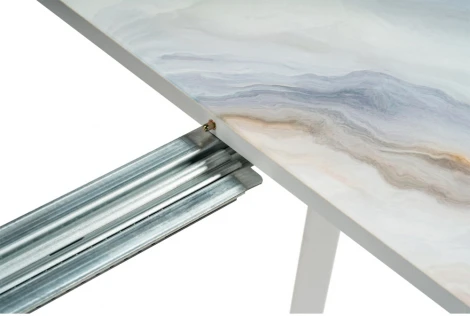 Обеденная группа Woodville Николет сиреневый / кианит / белый 514954