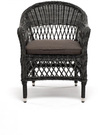 "Сицилия" плетеный стул из искусственного ротанга, цвет графит 4SIS арт.УТ-00006466