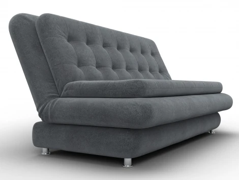 Диван-книжка Лига-123 (Металл,ЛДСП,Брус,Доска,Велюр/Светло-серый) Лига Диванов 137625