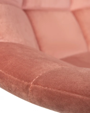 Стул барный TAILOR WHITE (пудрово-розовый велюр (MJ9-32))